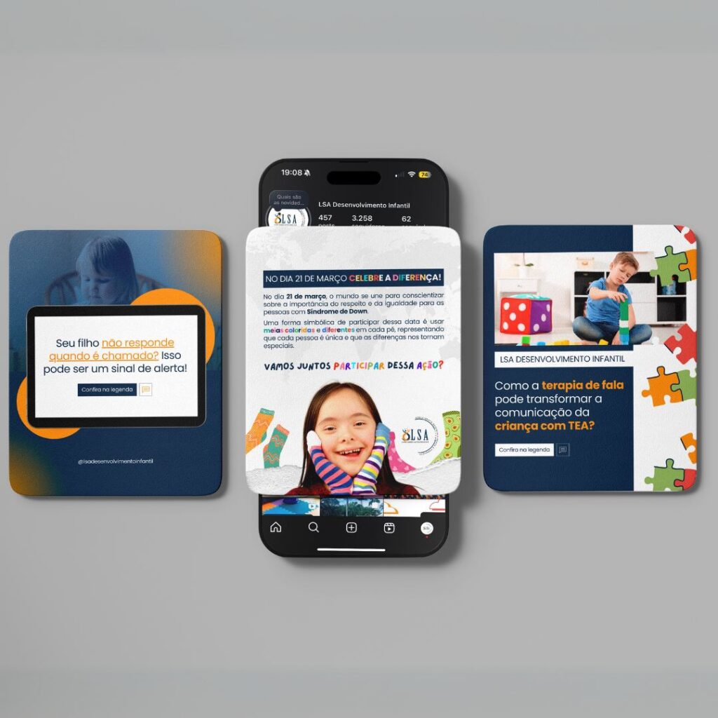 Social media para a LSA Desenvolvimento Infantil
