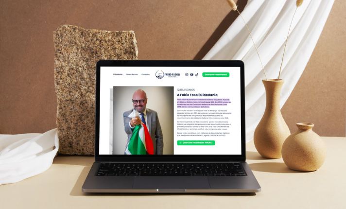 Landing page para a Fabio Fasoli Cidadania