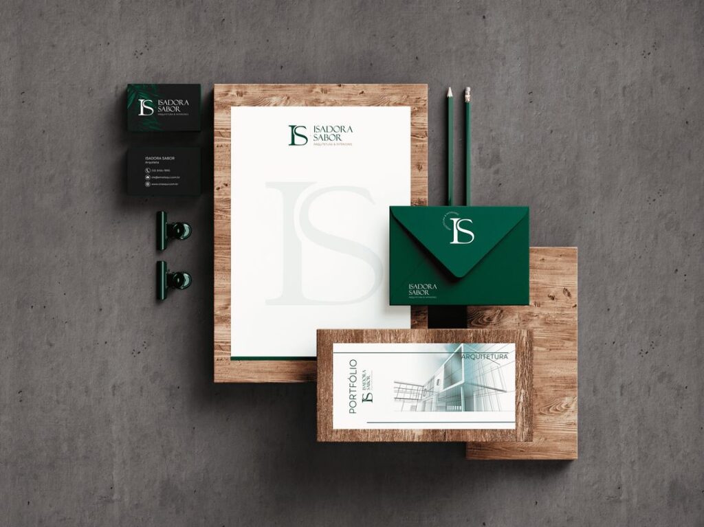 Identidade visual para a Isadora Sabor Arquitetura